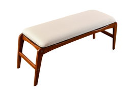 Hanah Home Banco de Madera de Carpe 120 cm - Elegante y Sofisticado para Salón, Dormitorio o Entrada